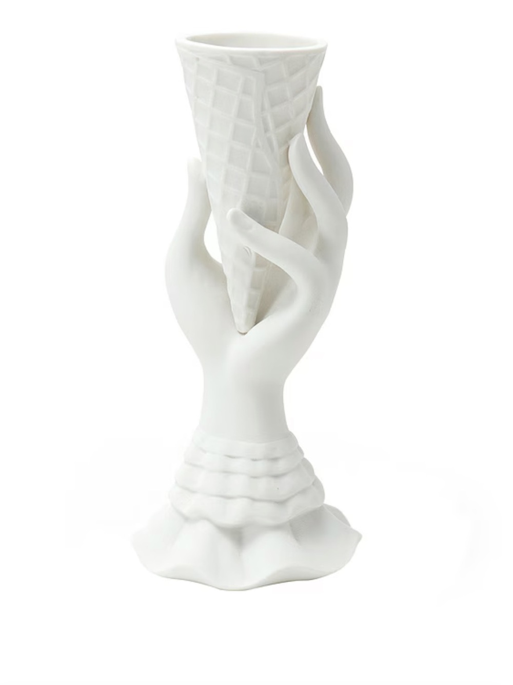 Jonathan Adler I-Scream Vase in White
